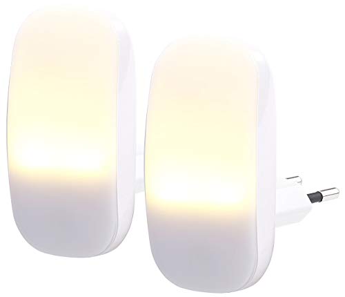 Lunartec Kinderlicht: 2 kompakte LED-Steckdosen-Nachtlichter,...