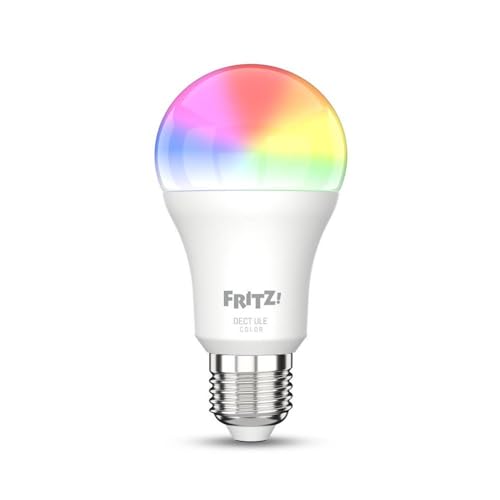 AVM FRITZ!DECT 500 (smarte LED-Lampe E27 für farbiges und...