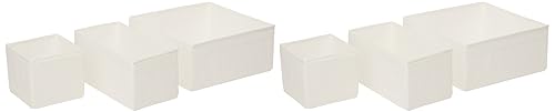 IKEA SKUBB-Box, 6er-Set, weiß