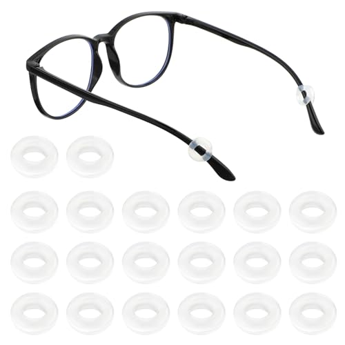 WLLHYF 10 Paar Antirutsch Brille Ohrhaken Silikon...