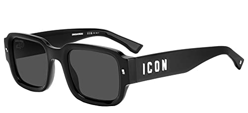 DSQUARED2 Unisex Icon 0009/s Sunglasses, 807/IR Black, 50/23/145
