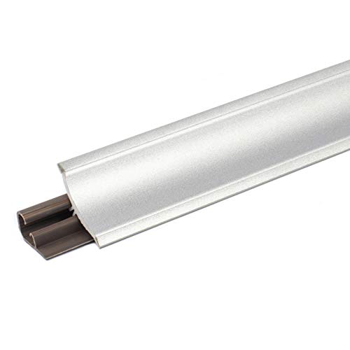 DQ-PP 2,5m WINKELLEISTE | Aluminium silber | 23 x 23mm | PVC |...