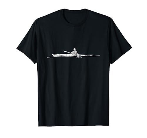 Grönland Kajak Paddel Line Zeichnen Shirt