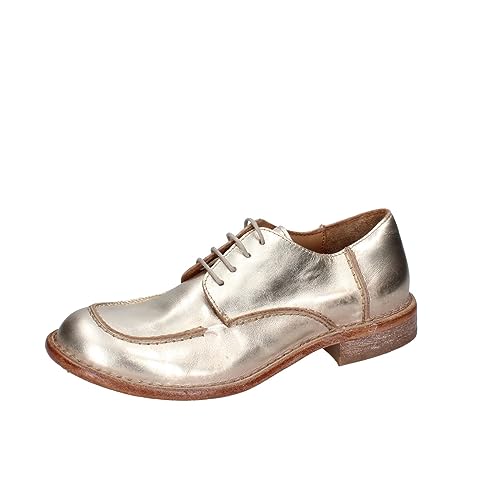 MOMA Elegante Schuhe Damen Leder Gold 37 EU
