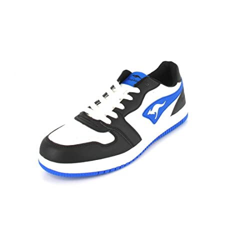KangaROOS Unisex K-Watch Board Sneaker, Jet Black/Classic Blue,...
