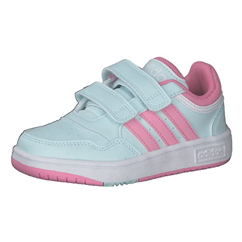 adidas Hoops 3.0 CF C Sneaker, Almost Blue/Bliss pink/FTWR White,...