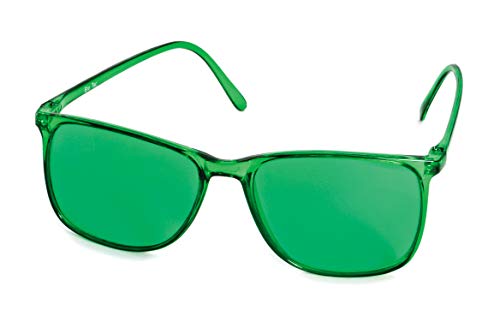 Farbtherapiebrille hellgrün 'Elegant' - Erholungsbrille