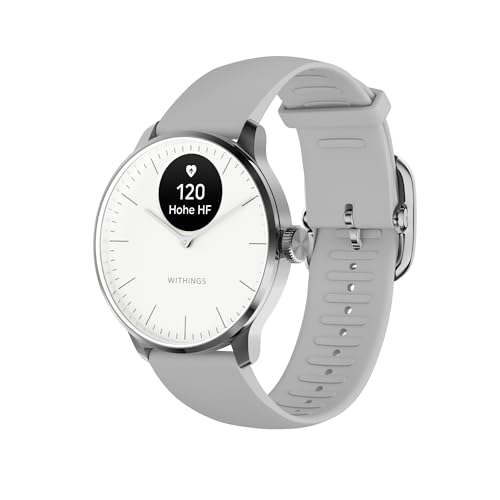 Withings ScanWatch Light Hybrydowy Smartwatch Silver EU