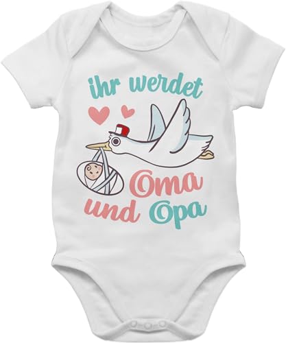 Baby Body Junge Mädchen - Zur Geburt - Ihr werdet Oma und Opa -...