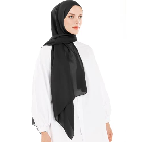 Ayisah Selda - Hijab Kopftuch Damen muslimisch - Chiffon Hijab...