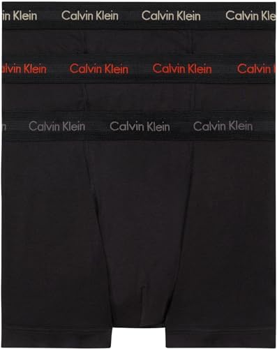 Calvin Klein Herren 3er Pack Boxershorts Trunks Baumwolle mit...