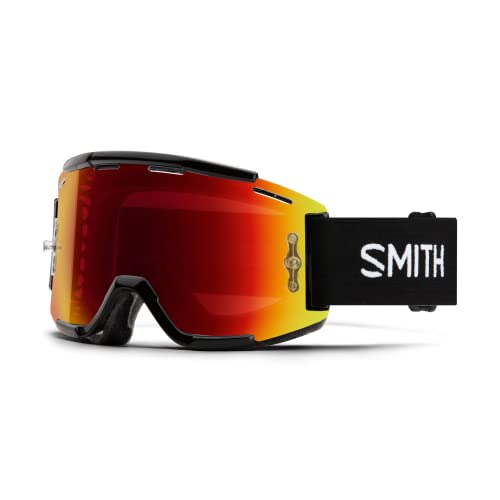 Smith OPTICS SQUAD MTB Black - Chromapop Everyday Red Mirror +...