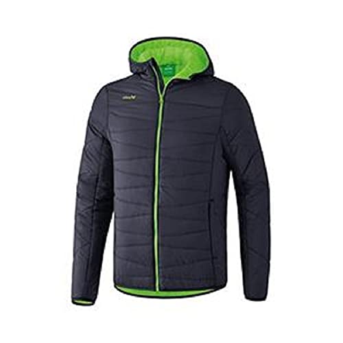 Erima Unisex Kinder Basic Steppjacke, Dunkelgrau/Green Gecko, 164...