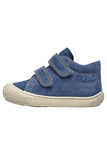Naturino Cocoon VL-Lauflernschuhe aus Veloursleder blau 25