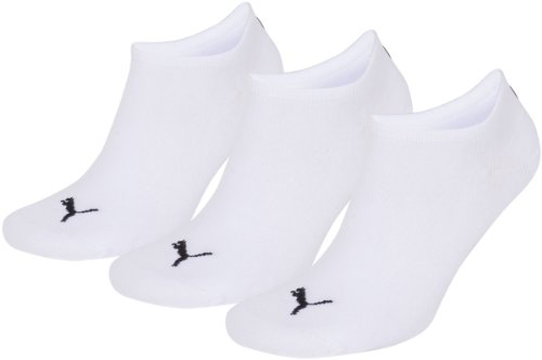 PUMA Invisible Unisex Sneakers Socken 9er Set 9 Paar - Weiß:...