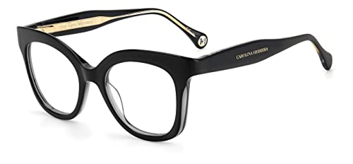 Carolina Herrera Unisex Ch 0018 Sunglasses, 08A/19 Black Grey, 49