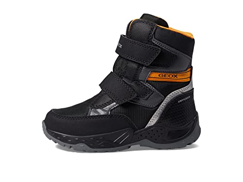 Geox Jungen J Sentiero Boy B Abx Stiefeletten,27 EU,Black Yellow