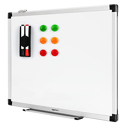 Amazon Basics Magnetisches Whiteboard mit Stiftablage und...