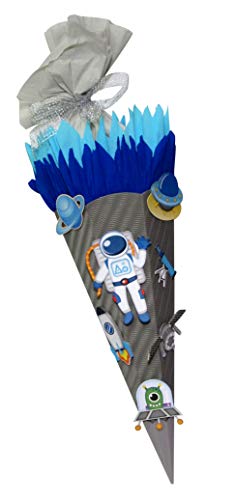 Schultüte Bastelset Raumfahrer - Zuckertüte - aus 3D Wellpappe,...