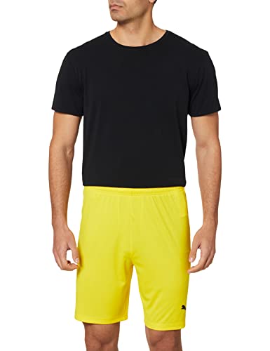 PUMA Herren teamGOAL 23 knit Shorts, Cyber Yellow, XL