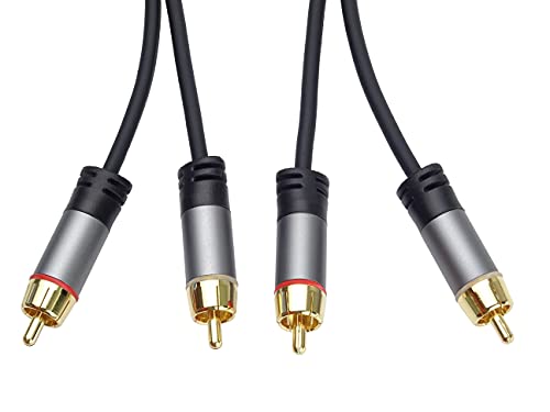 PremiumCord Cinch HQ-Kabel 2xCINCH Stecker auf 2xCINCH Stecker,...