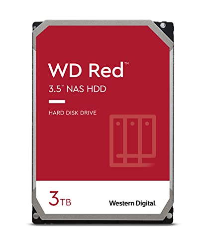 WD Red interne NAS-Festplatte 3 TB (3,5 Zoll, NAS Festplatte,...