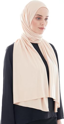 Ayisah Hijab Kopftuch Damen Muslimisch - Jersey Hijab 180x70cm -...