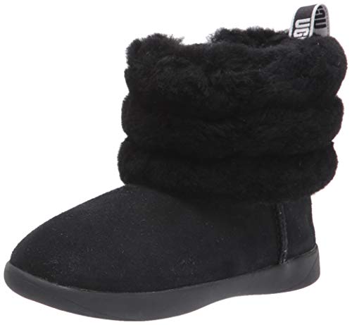 UGG Unisex Kinder Mini Quilted Fluff Klassische Stiefel, Schwarz,...