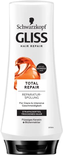 Gliss Spülung Total Repair (200 ml), Haarspülung mit Keratin...