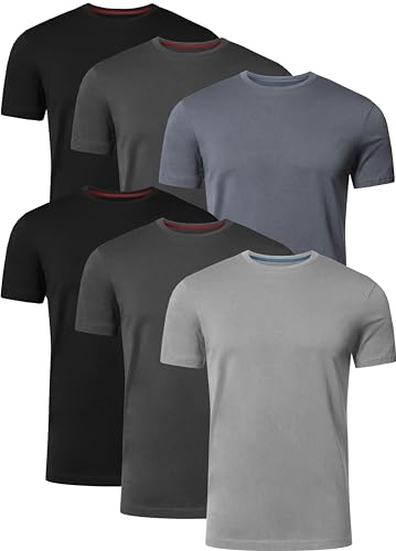 FULL TIME SPORTS T Shirt Herren 6er Pack Tshirt FTS-634-PACK-T5-L