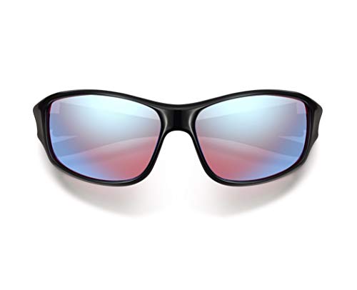 Pilestone TP-028 Blindbrille mit violetten Gläsern, Rot / Grün