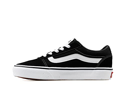 Vans Damen Ward Sneaker, (Suede/Canvas) Black/White, 35 EU