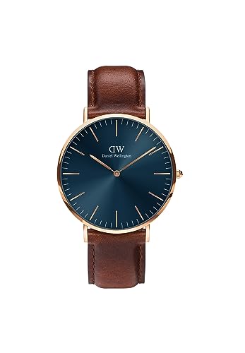 Daniel Wellington Classic Uhr 40mm Double Plated Stainless Steel...