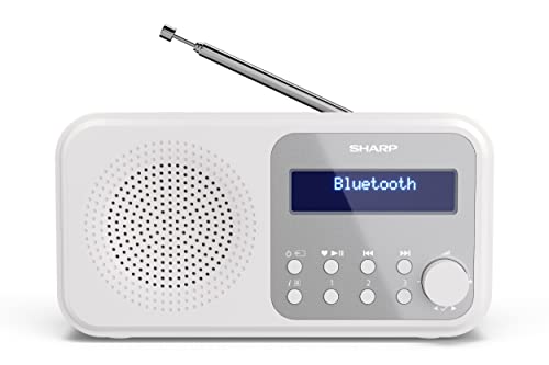 SHARP DR-P420 Portables Digitalradio (DAB/DAB+/FM mit RDS, USB,...