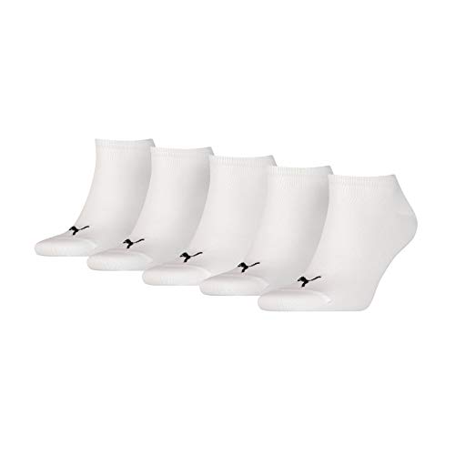 PUMA Unisex Puma Unisex Plain Sneaker - Trainer (5 Pack) Socks,...