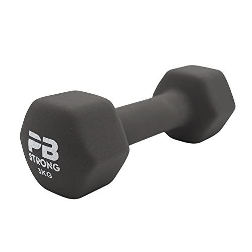 PERFORMBETTER+ Neopren Kurzhantel, Rutschsichere Hantelgewichte...