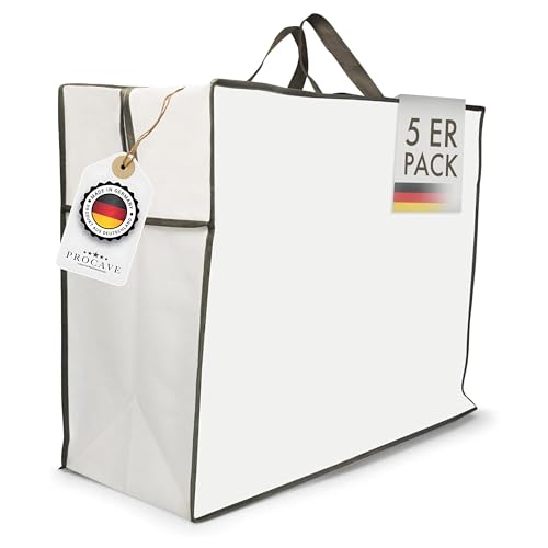 PROCAVE Tasche für Bettwäsche - 5er-Pack - Aufbewahrungstasche...