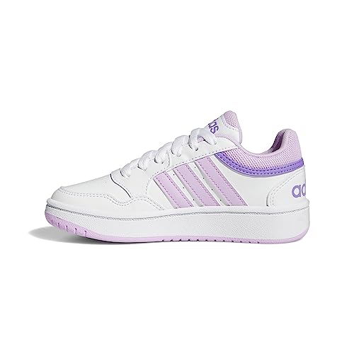 adidas Hoops Schuhe-Niedrig, FTWR White/Bliss Lilac/Violet...