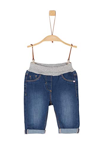 s.Oliver Unisex - Baby Jeans mit Umschlagbund, 56z2, 86