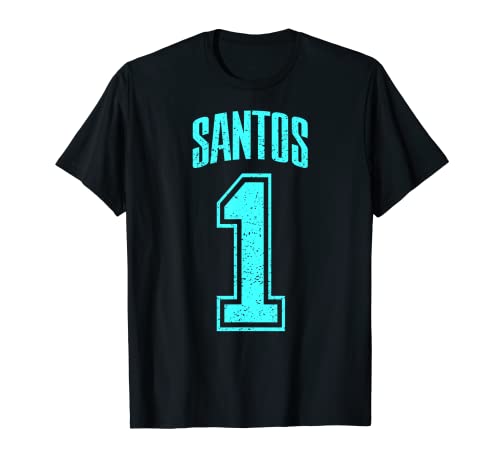 Santos Supporter Number 1 Größter Fan T-Shirt