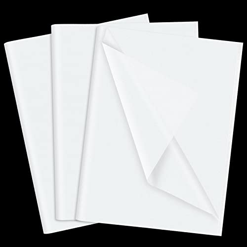 NEBURORA Seidenpapier weiß für Geschenktüten 60 Blatt weißes...