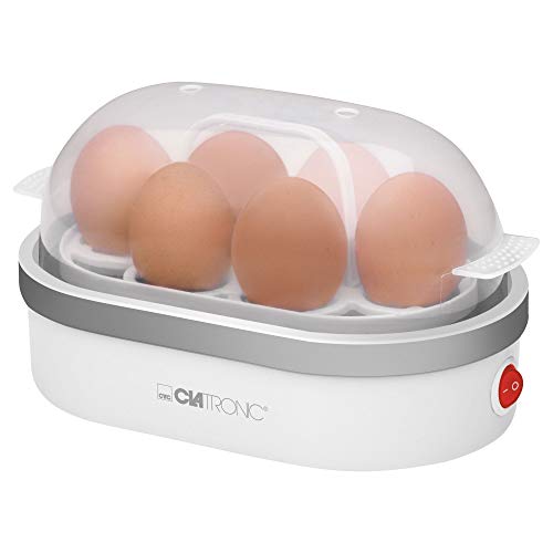Clatronic® Eierkocher für bis zu 6 Eier | Egg Cooker mit...