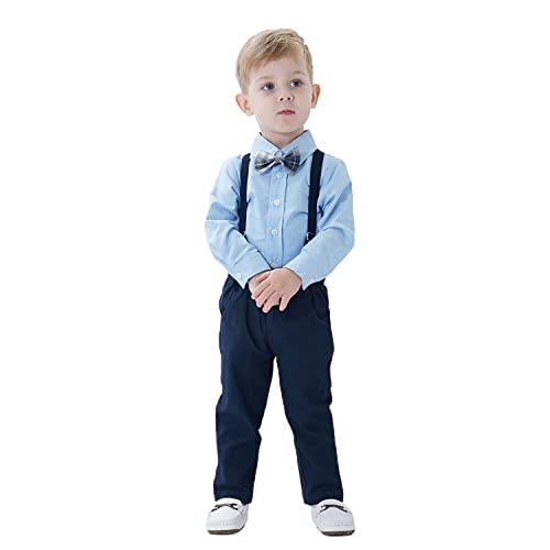 Volunboy Baby Jungen Anzug Set Bekleidung Hemd mit Fliege +...