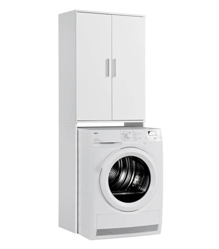 mokebo® Waschmaschinenschrank für Waschmaschinen & Trockner...