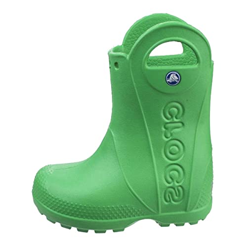 Crocs Handle It Rain Boot K, Unisex-Kinder Gummistiefel, Grün...