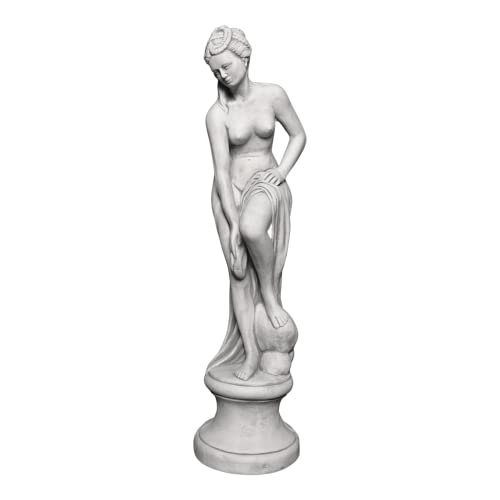 gartendekoparadies.de Statue Venus im Bad auf einem Podest,...