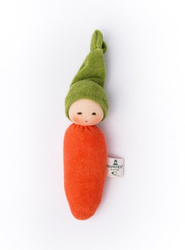 Nanchen süßer Gemüse-Greifling aus Bio-Baumwolle mit einer...