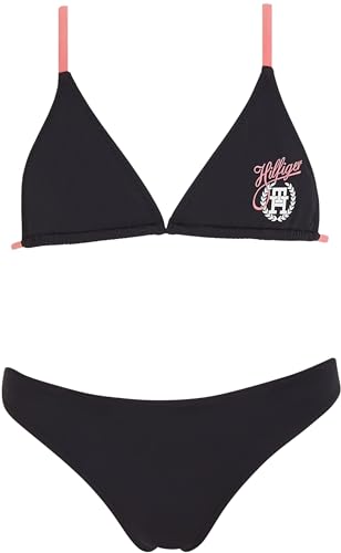 Tommy Hilfiger Mädchen Bikini Triangle Bikini-Set, Blau (Desert...