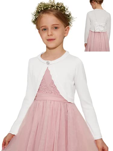 Danna Belle Mädchen Bolero 152 Kinder Strickjacke 158 Cardigan...