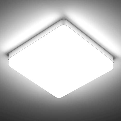 Epicflare Deckenlampe LED Deckenleuchte Flach Quadrat 36W 6500k...